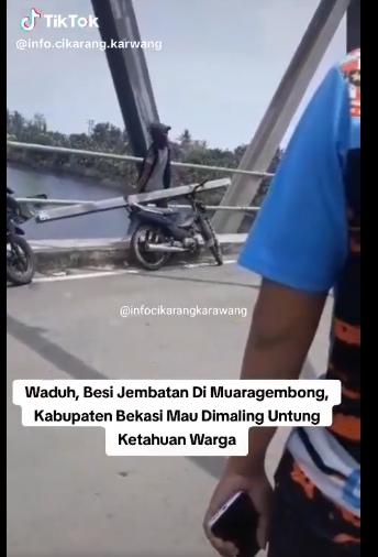 Rencana Pencurian Besi Jembatan di Muaragembong, Kabupaten Bekasi, Berhasil Digagalkan Berkat Kewaspadaan Warga