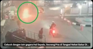 Tragedi mengerikan terjadi di depan sebuah Stasiun Pengisian Bahan Bakar Umum (SPBU) di kawasan pusat kota pada Rabu siang (3/10). Seorang pria nekat membakar dirinya sendiri dan menyebabkan kepanikan di sekitar lokasi