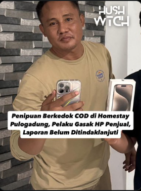 Jakarta Timur – Kasus penipuan bermodus COD (Cash On Delivery) kembali terjadi di Jakarta Timur. Seorang penjual handphone (HP) menjadi korban penipuan ketika pelaku berpura-pura melakukan transaksi dengan sistem COD di sebuah homestay di kawasan Pulogadung.