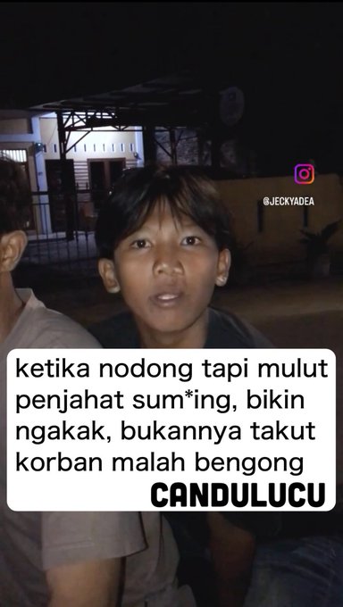 Kocak! Penjahat Sumbing Gagal Nodong, Aksinya Bikin Ngakak