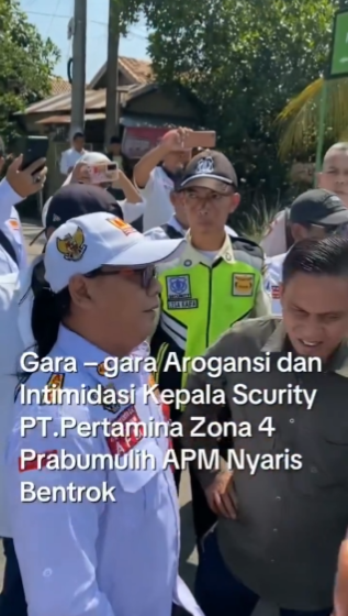 Viral! Kepala Security Pertamina Nyaris Adu Jotos dengan Ketua APM