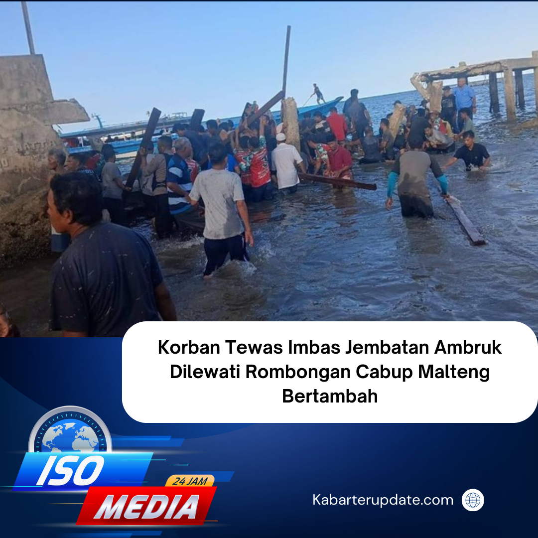 Korban Tewas Imbas Jembatan Ambruk Dilewati Rombongan Cabup Malteng Bertambah