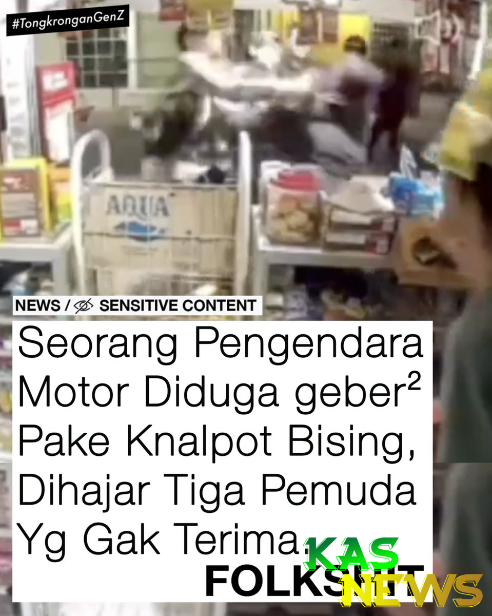 Pengendara Motor dengan Knalpot Bising Dihajar 3 Pemuda karena Tidak Terima Kebisingan