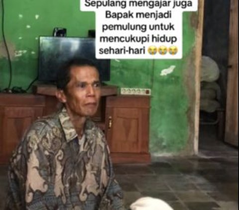 Sedih! Perjuangan Guru Honorer 36 Tahun Mengajar, Pulang Ngajar Langsung Mulung