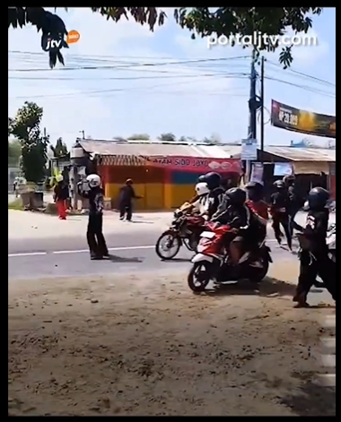 Ratusan Pendekar Silat Terlibat Tauran di Desa Bangunrejo Kecamatan Soko Kabupaten Tuban