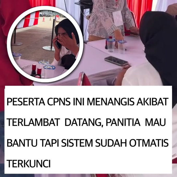 Penerimaan Calon Pegawai Negeri Sipil (CPNS) selalu menarik perhatian masyarakat, terutama bagi mereka yang bercita-cita untuk berkontribusi dalam pemerintahan. Namun, sebuah kejadian memilukan baru-baru ini viral di media sosial ketika salah satu peserta tes CPNS tidak dapat mengikuti ujian karena terlambat datang.