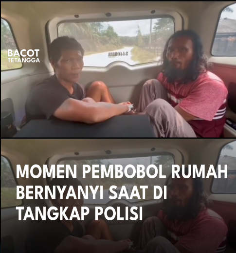 Peristiwa penangkapan seorang pelaku pembobolan rumah yang tak biasa menjadi viral setelah video yang menunjukkan pelaku bernyanyi dengan santai saat ditangkap polisi tersebar luas di media sosial