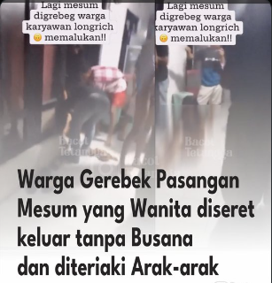 Sebuah insiden penggerebekan pasangan mesum oleh warga yang berakhir dengan aksi main hakim sendiri terjadi di salah satu wilayah di Indonesia