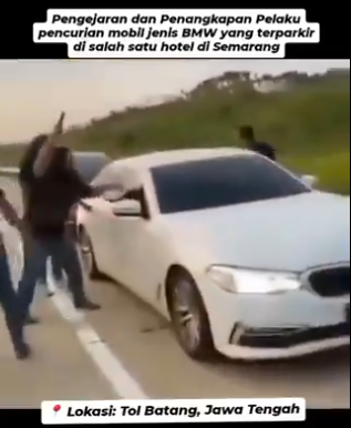 Semarang — Kepolisian Kota Semarang berhasil meringkus pelaku pencurian mobil mewah yang sempat membuat heboh warga sekitar Hotel Tentrem.