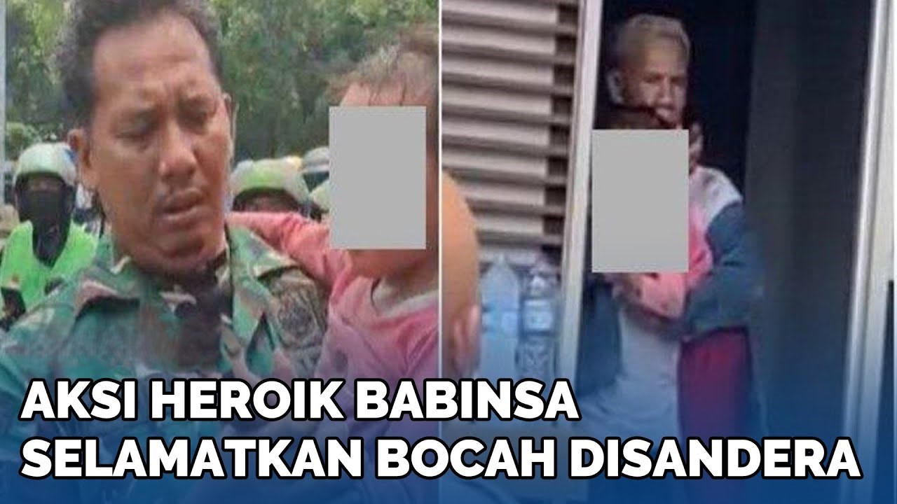 Viral! Serda Wahyu Selamatkan Anak dari Penyanderaan di Pos Polisi