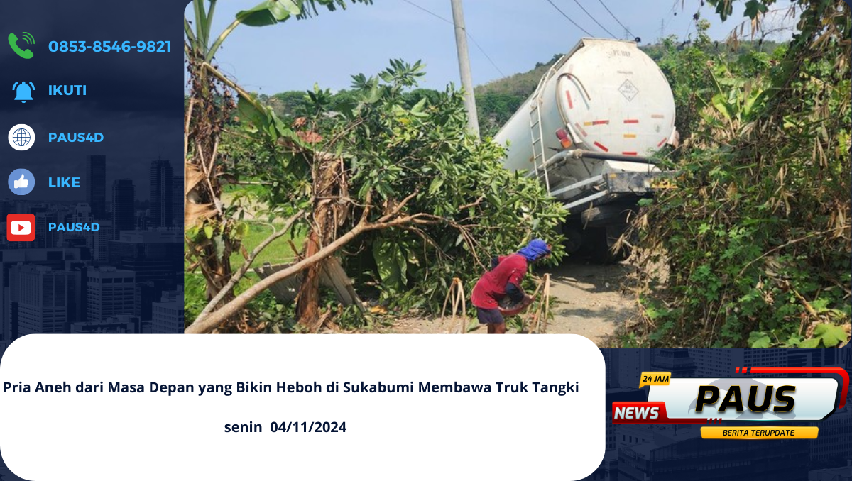 Pria dari Masa Depan yang Bikin Heboh di Sukabumi